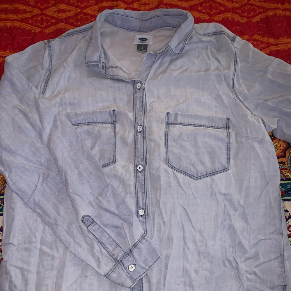 Jean Button-up Shirt